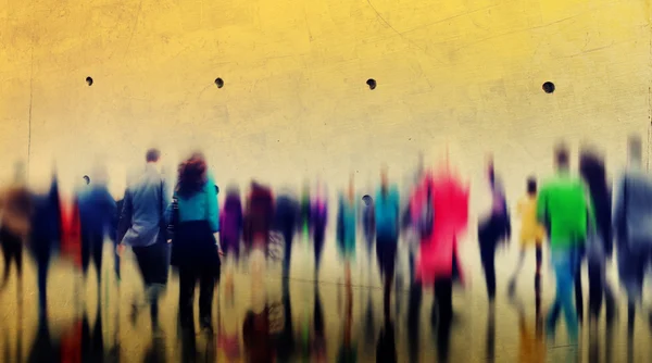 Persone occasionali in Rush Hour Walkin — Foto Stock