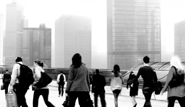 Business People walking in the city — Stock Photo, Image