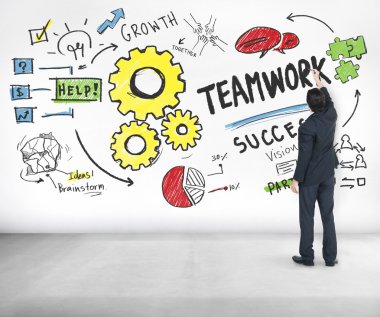Takım çalışması iş kavramı