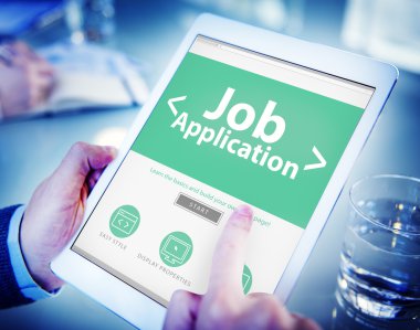 Tablet iş başvurusu ile holding eller