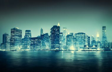 New York Cityscape ve Binalar