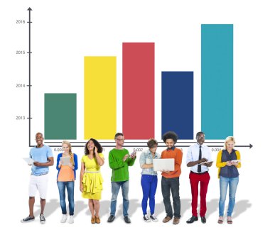 İş adamları ile çizge