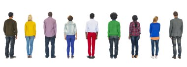 Çok ırklı bir grup insan