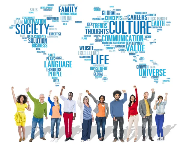 Concepto de cultura global — Foto de Stock