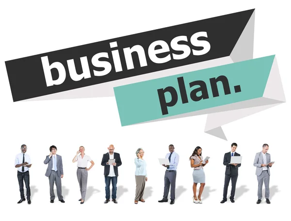 Concetto di business plan — Foto Stock