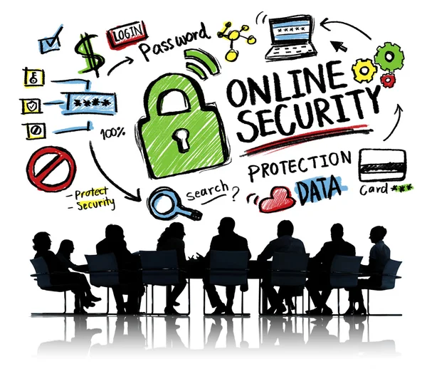 Online Security Business Concept — Stok fotoğraf