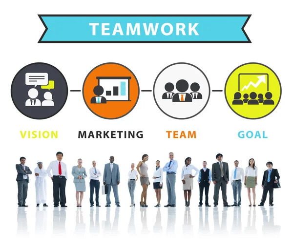 Teamwork Business Concept — Stock Photo, Image