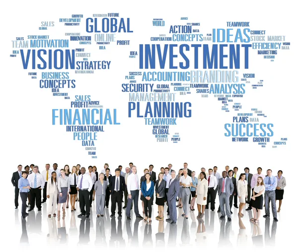 Investition globales Geschäftskonzept — Stockfoto