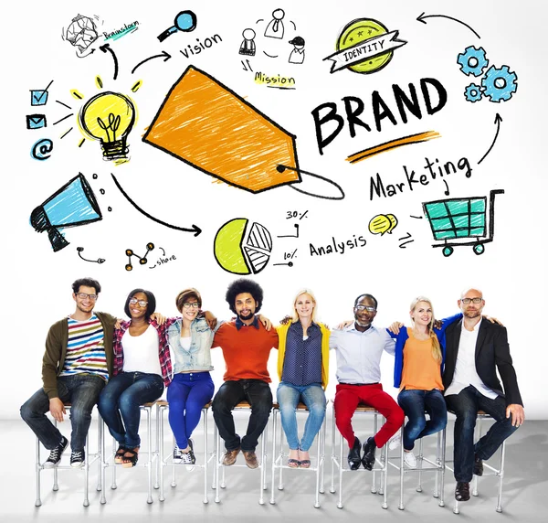 Brand Marketing Concept — Stock Photo, Image