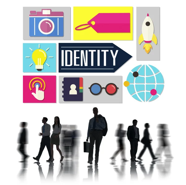 Identità Branding Business concetto — Foto Stock