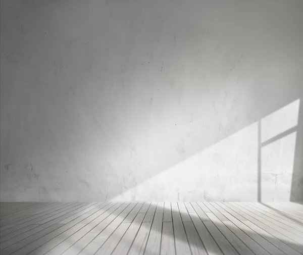 Witte muur in de kamer — Stockfoto