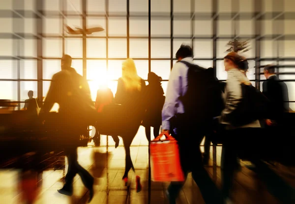 Conceito de passageiros do aeroporto — Fotografia de Stock