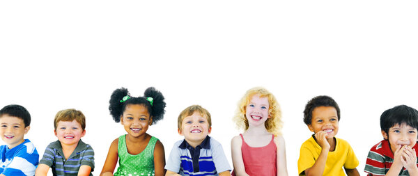 Group of Multiethnic Children