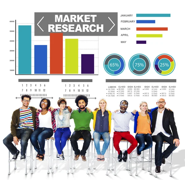 Concepto de Investigación de Mercado —  Fotos de Stock