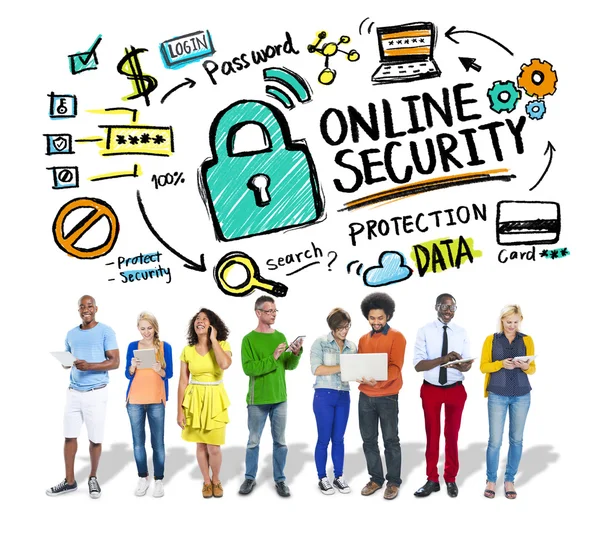 Online Security Concept — Stock Photo, Image