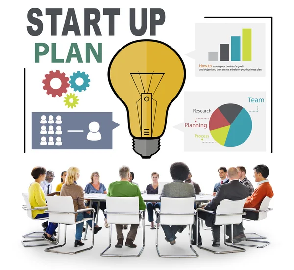 Concept of business plan — Stock Photo, Image