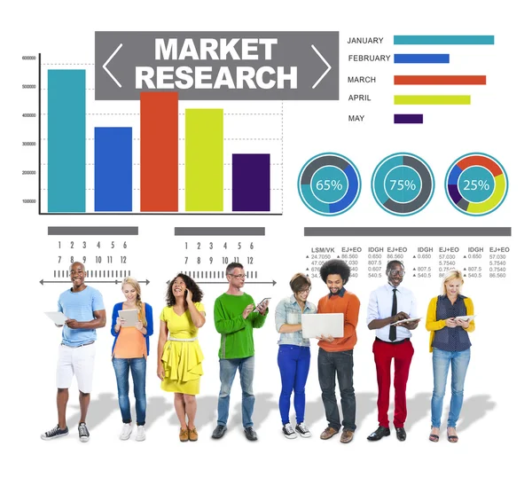 Concepto de negocio de investigación de mercado —  Fotos de Stock