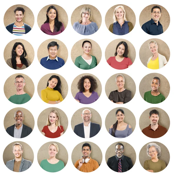 Group of multi ethnic people — Stock Photo, Image