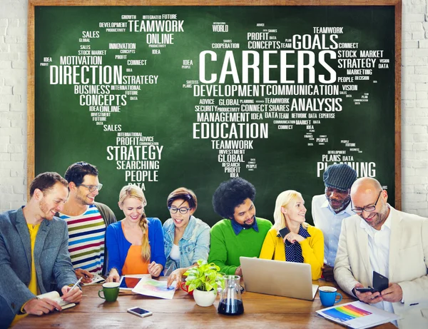 People discussing about Careers — Stock Photo, Image