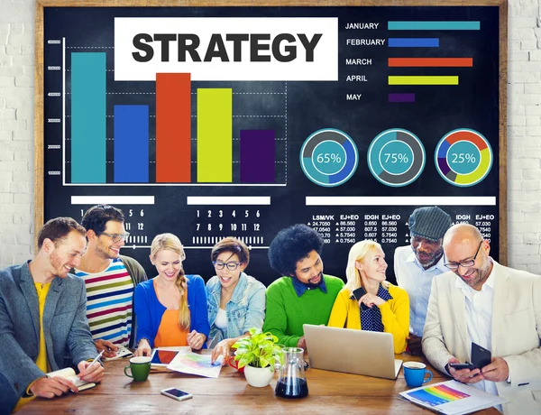 Concept of business strategy — Stock Photo, Image