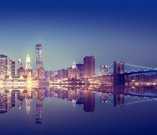 New York City Lights Concept