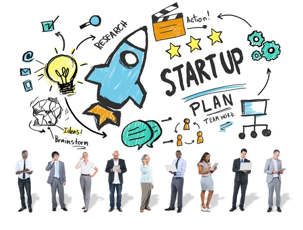 Concetto di start up — Foto Stock