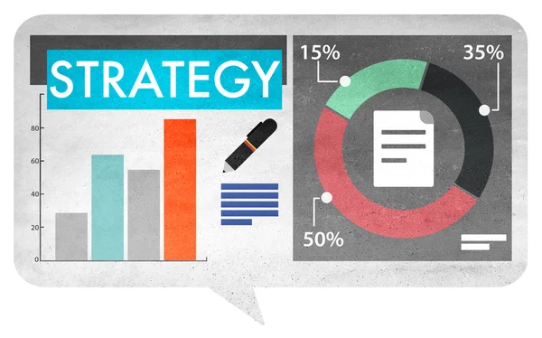 ビジネス戦略の概念 — ストック写真