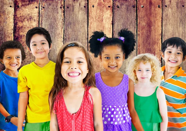 Happy multiethnic children — Stock Photo, Image