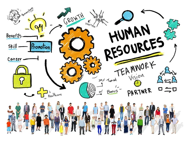 Human Resources Business Concept — Stock Photo, Image