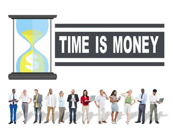 El tiempo es dinero Concepto de negocio — Foto de Stock