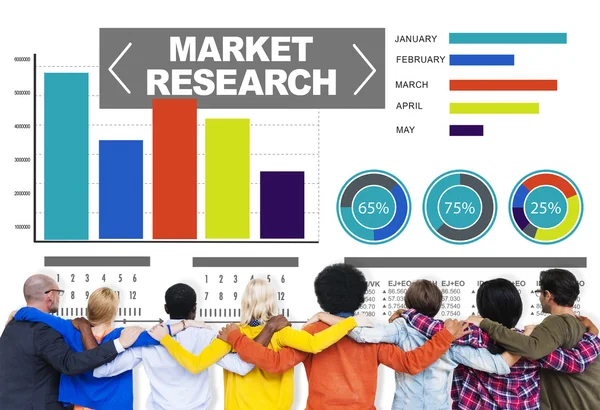 Marktforschungskonzept — Stockfoto