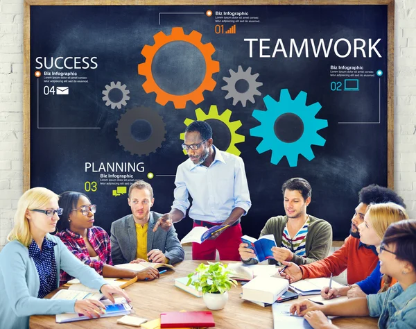 Geschäftskonzept der Teamarbeit — Stockfoto