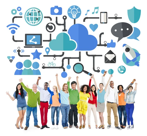 Social Media Networking Concept — Stock Photo, Image
