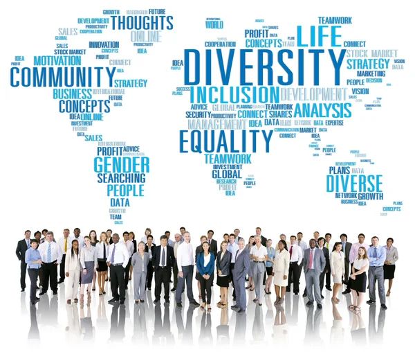 Persone diverse e concetto di etnia — Foto Stock