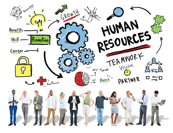 Human Resources Business Concept — Stock Photo, Image