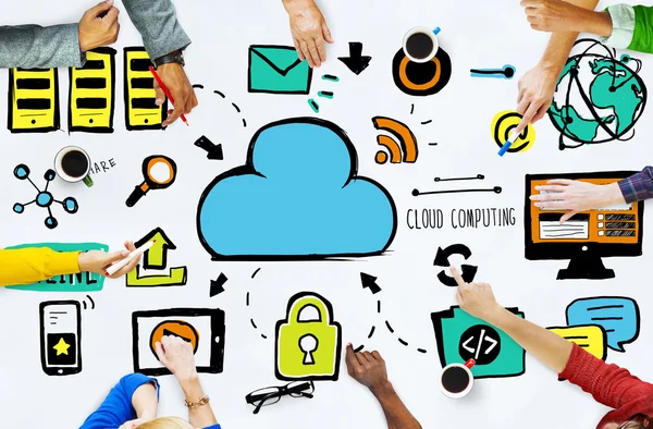 Cloud Computing Concept — Stock Photo, Image
