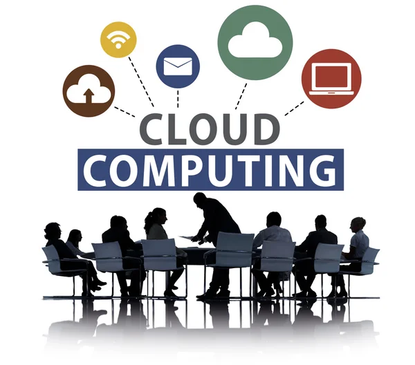 Cloud Computing Network Concept — Stock Photo, Image