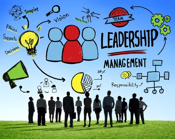 Leadership Management Concept — Stock Photo, Image