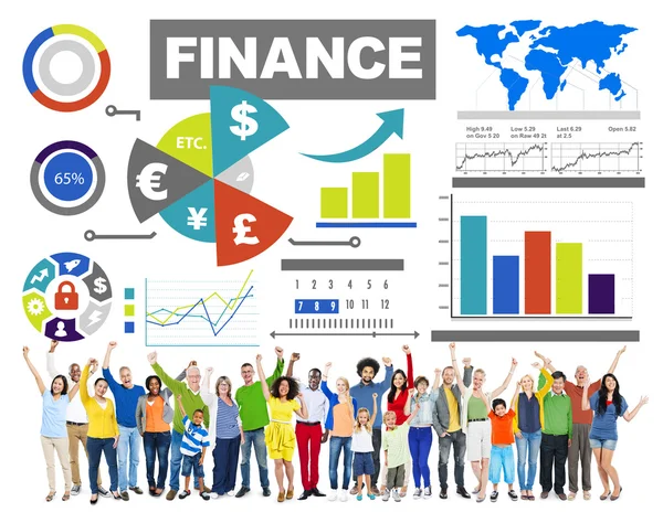 Finance business concept — Stock Photo, Image