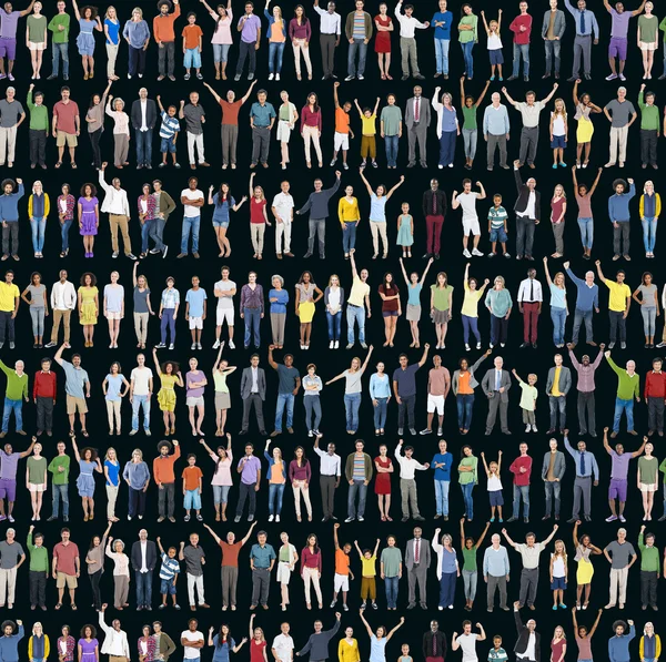 Skupina lidí, etnických multi — Stock fotografie