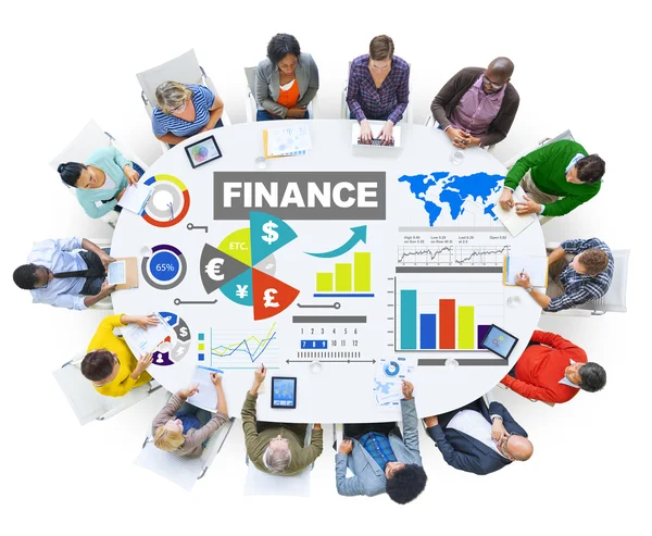 Financial business concept — Stock Photo, Image