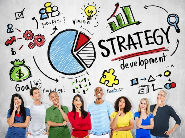 Strategy Development Business Concept — Stock Photo, Image