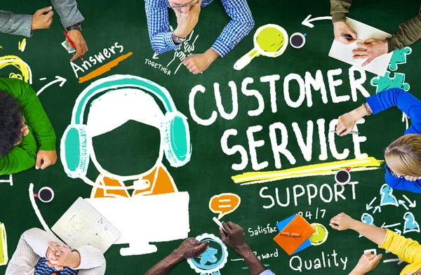 Concept van Customer Service — Stockfoto