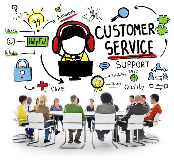 Concept of Customer Service — Stock Photo, Image