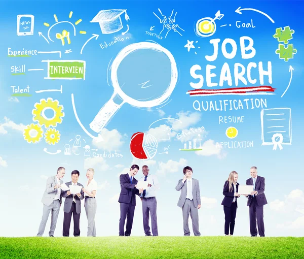 Job Search Business Concept — Stock Photo, Image