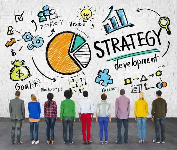 Concept of Strategy Development — Stock Photo, Image