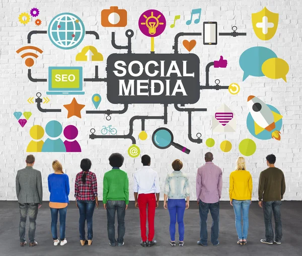 Concept of Social Media — Stock Photo, Image