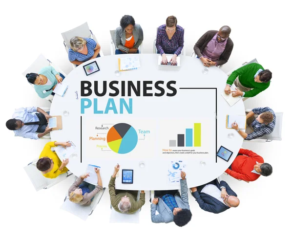 Concept of Business plan — Stock Photo, Image