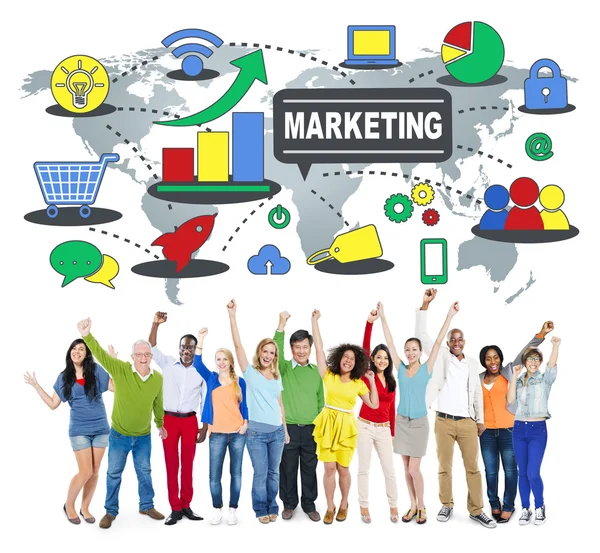 Concept d'entreprise marketing — Photo