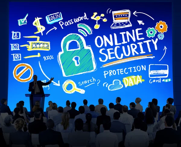 Online-Sicherheitskonzept — Stockfoto